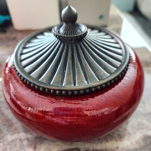 Vintage PartyLite Moroccan Spice covered bowl